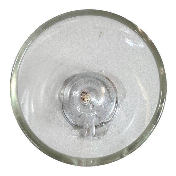 Wolfard Vintage Clear Glass Oil Lamp Unique Globe Design & Cylindrical 9" Tall - Picture 7 of 8